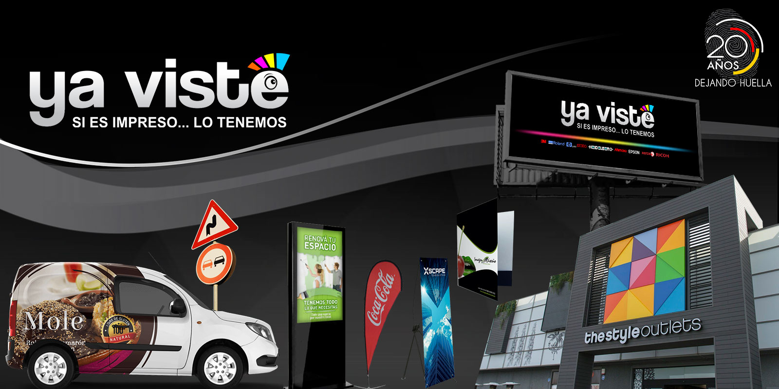 Publicidad Ya Viste - taller de diseño e impresión